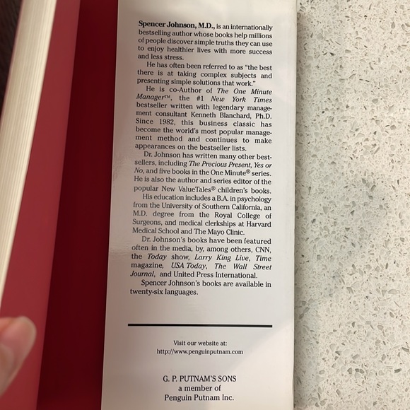 Who Moved My Cheese? by Spencer Johnson, M.D. - Picture 5 of 6